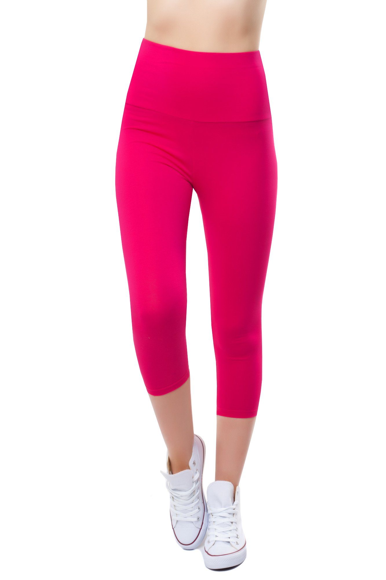 Bongual Caprileggings mit breitem Bund, Baumwollmix günstig online kaufen