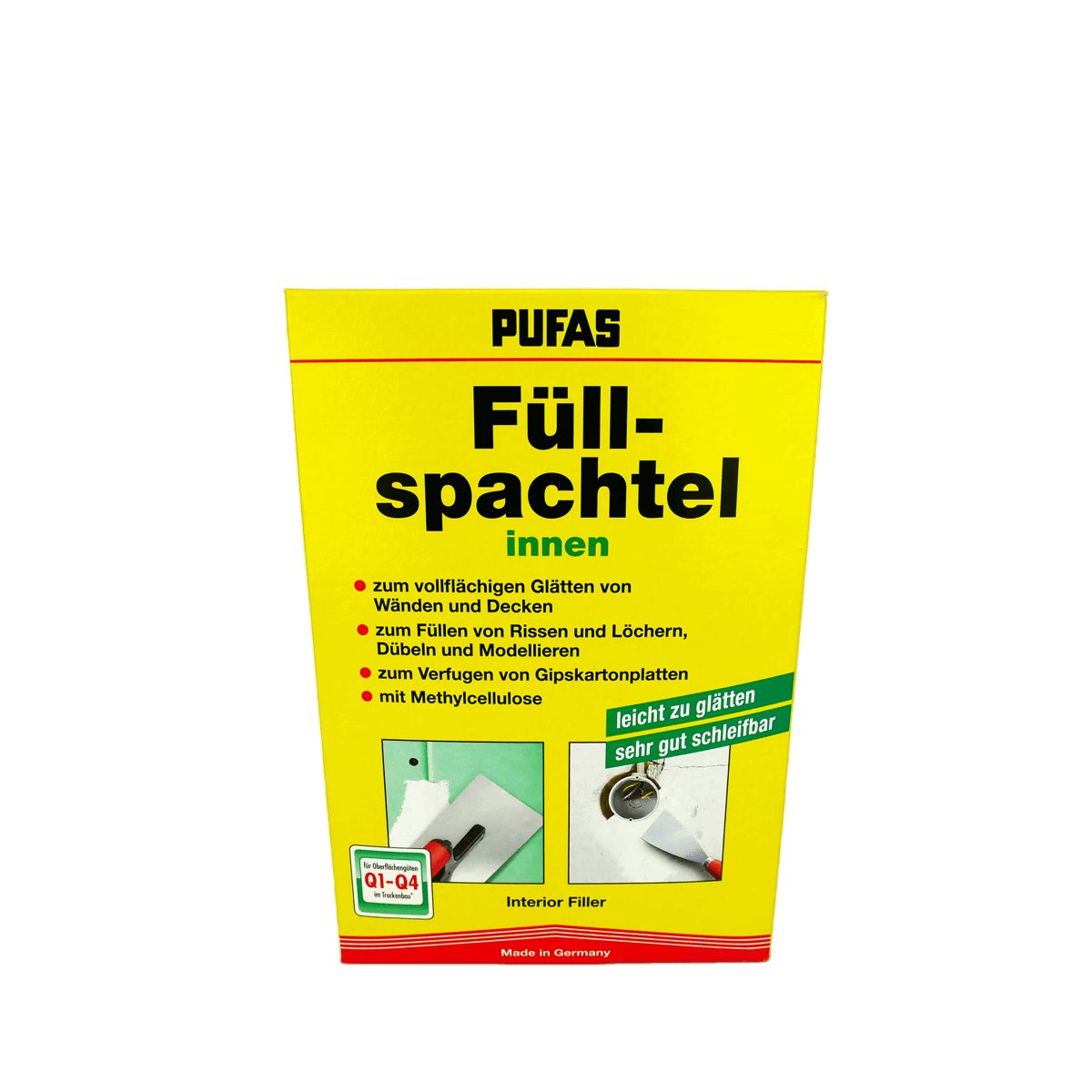 Pictolor Spachtelmasse PUFAS Füllspachtel innen Gipsspachtelmasse2 günstig online kaufen