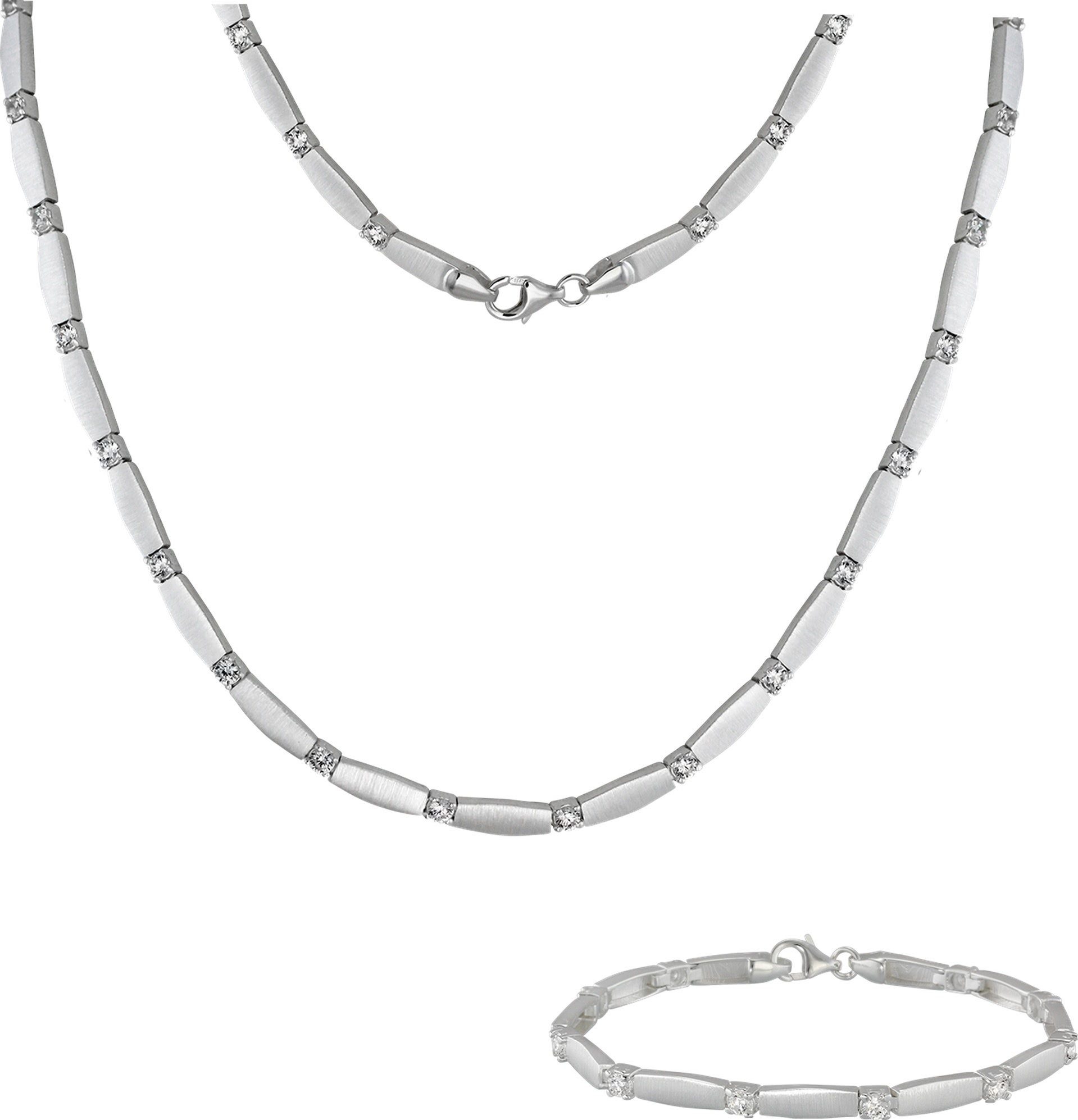 SilberDream Schmuckset SilberDream weiß Collier & günstig online kaufen