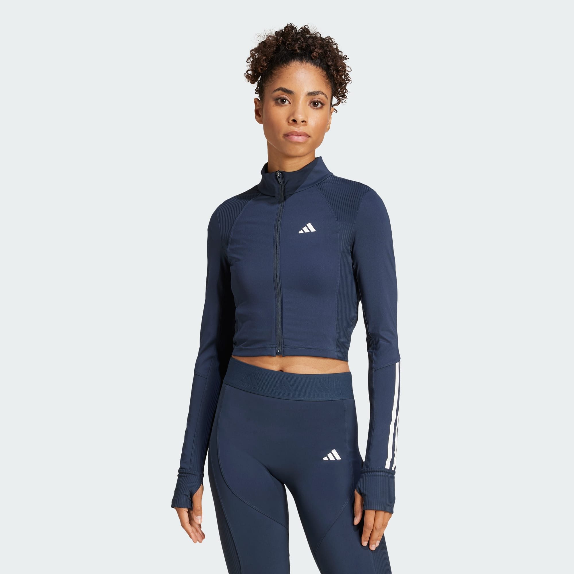 adidas Performance Trainingstop HYPERGLAM RIBBED JACKE günstig online kaufen