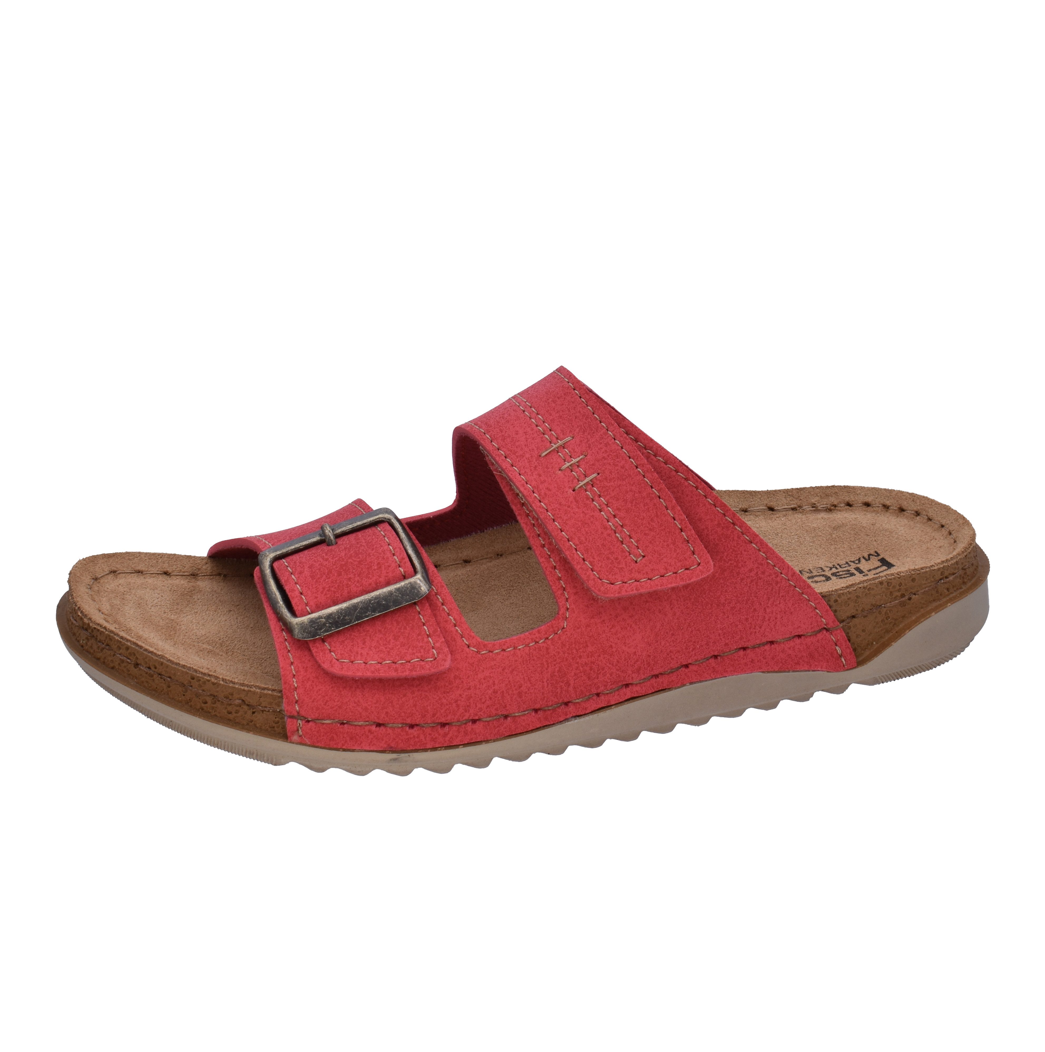 Fischer-Markenschuh Sarah Pantolette aus Nappalino (Lederimitat), mit Fleec günstig online kaufen