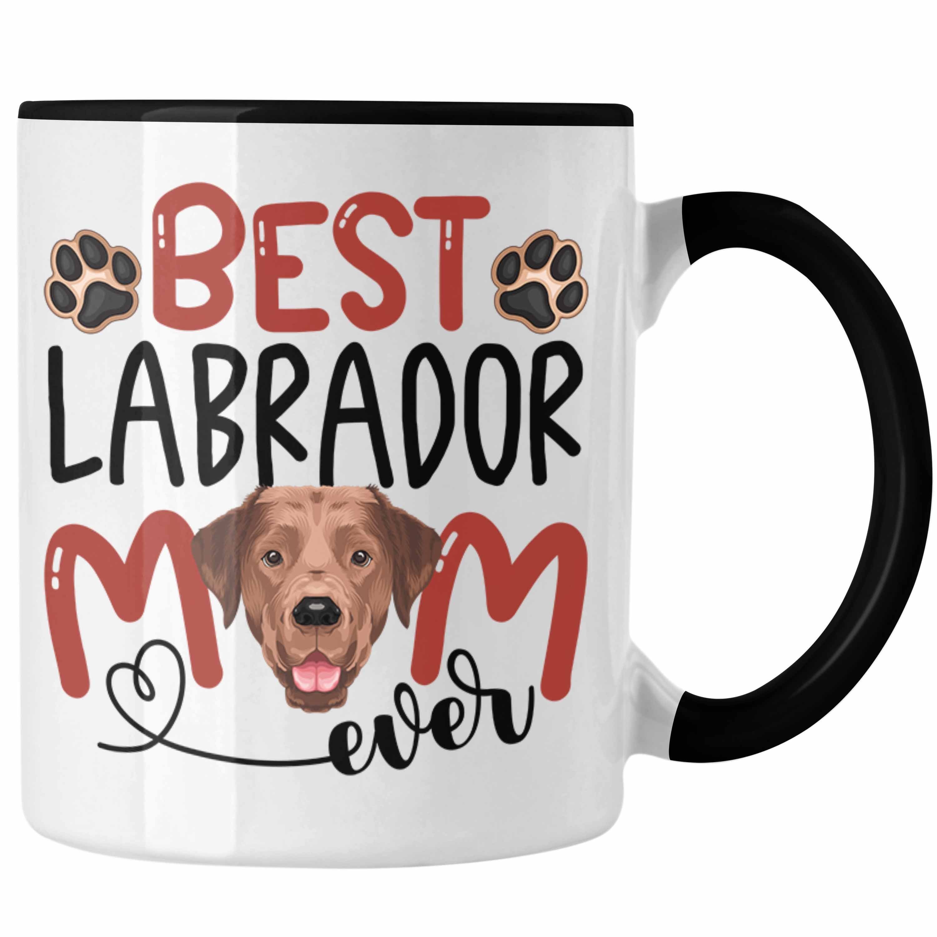 Trendation Be Mom Schwarz Geschenk Besitzerin Tasse Spruch Lustiger Tasse Labrador Geschenkidee