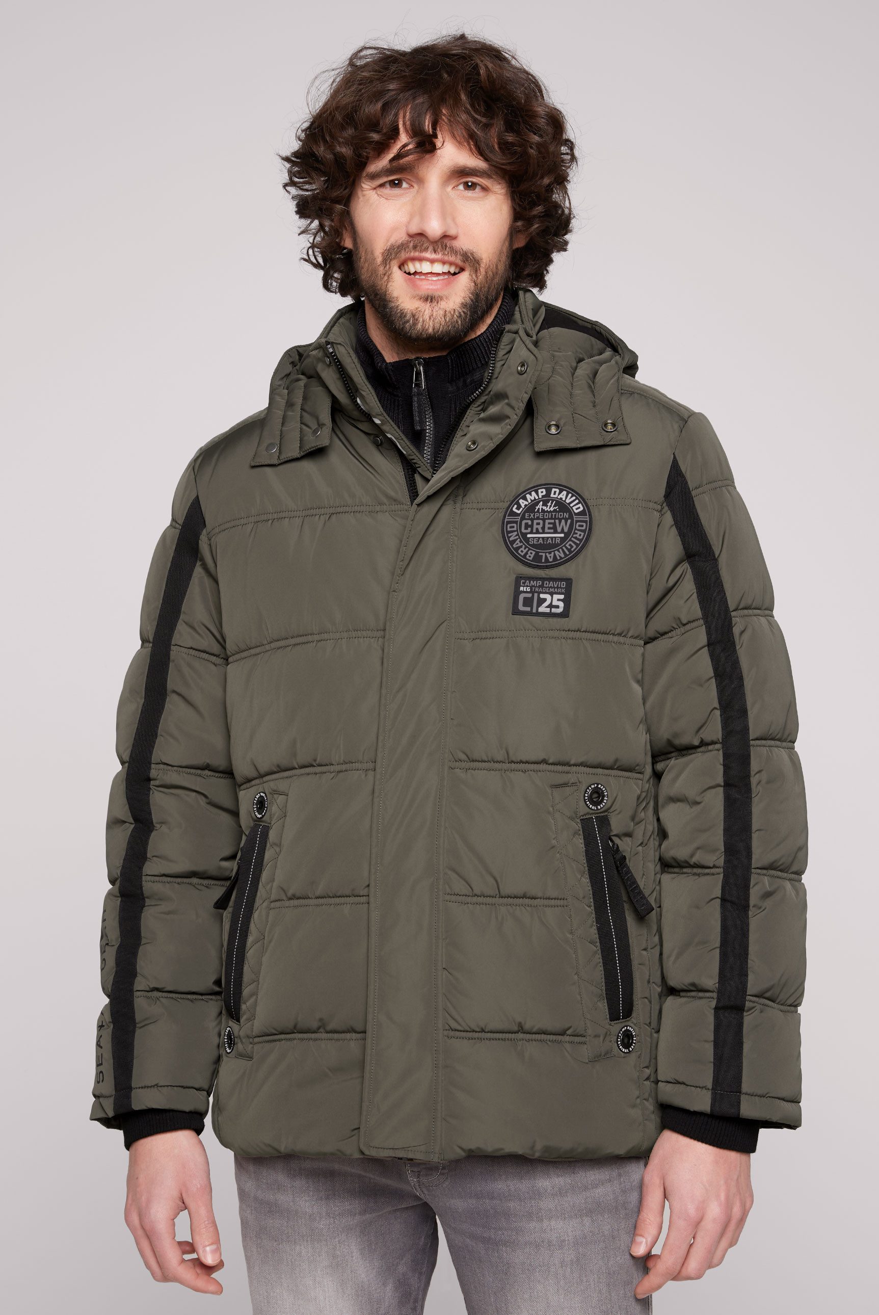 CAMP DAVID Outdoorjacke mit Windbreaker-Bündchen im Ärmel