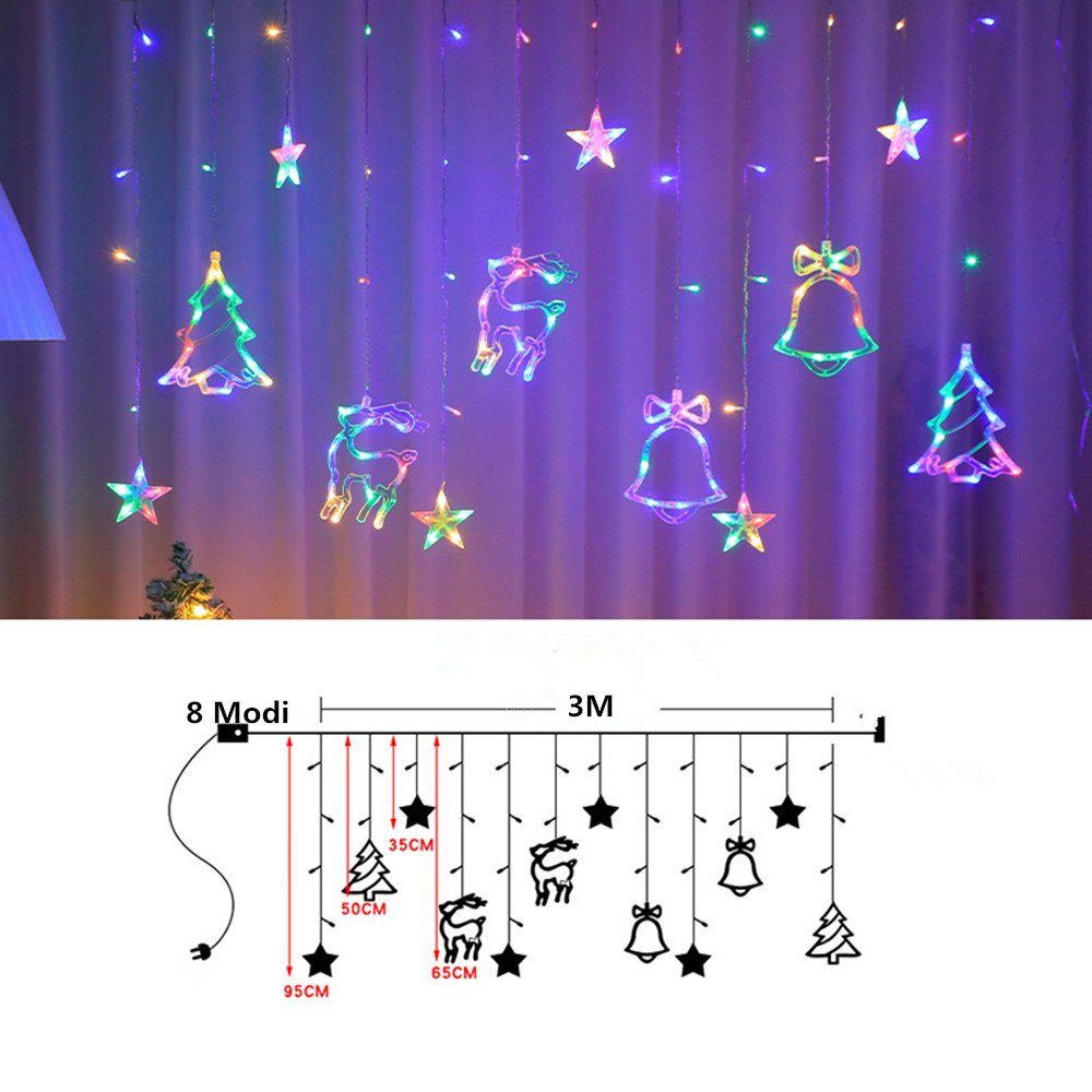 autolock LED-Lichterkette LED Lichterkette Weihnachten, 3M Weihnachtsbeleuc günstig online kaufen