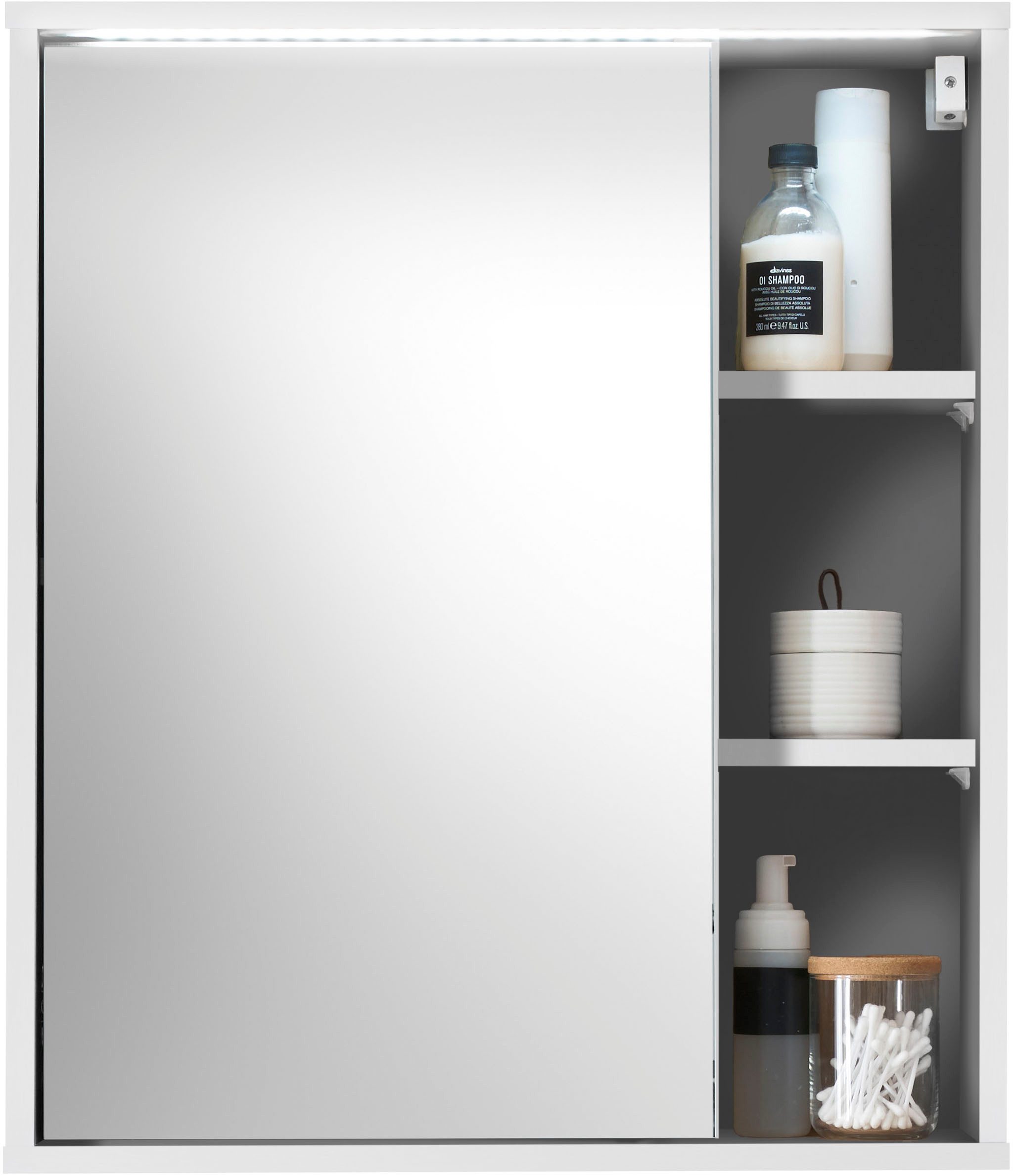 BASIC by Balculina Spiegelschrank Este (1-St) LED-Spiegelschrank 60 cm