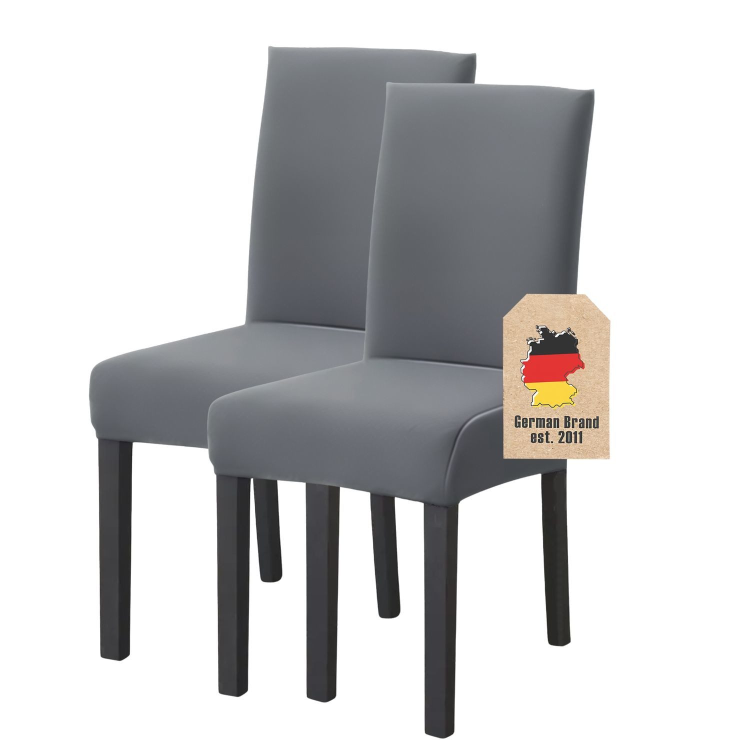 Intirilife Stuhlhusse, Stuhlbezug 38 - 45 cm Sitzfläche und 45 - 65 cm Lehnenhöhe