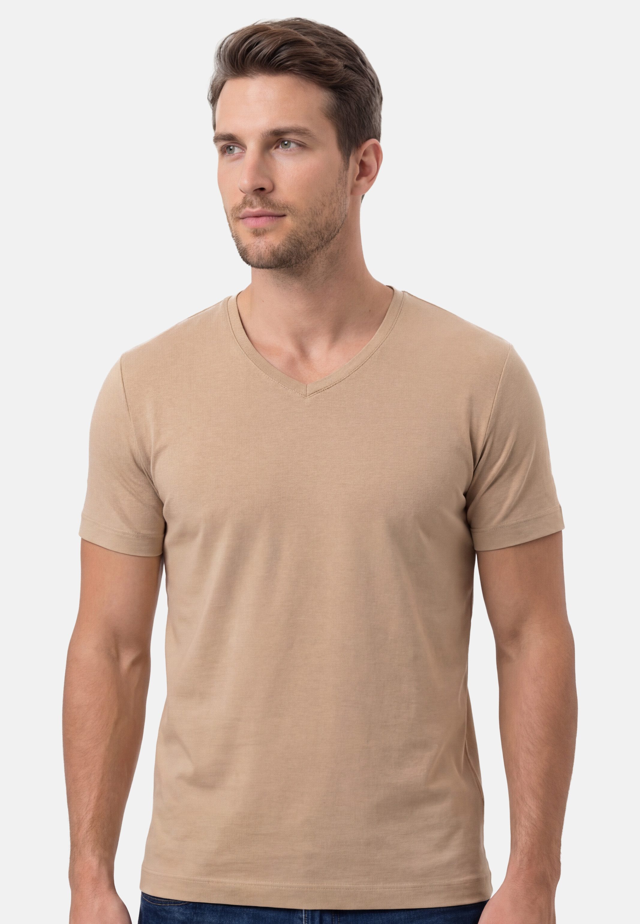RAGMAN Unterhemd 4er Pack Basic (Spar-Set, 4-St) Unterhemd / Shirt Kurzarm günstig online kaufen