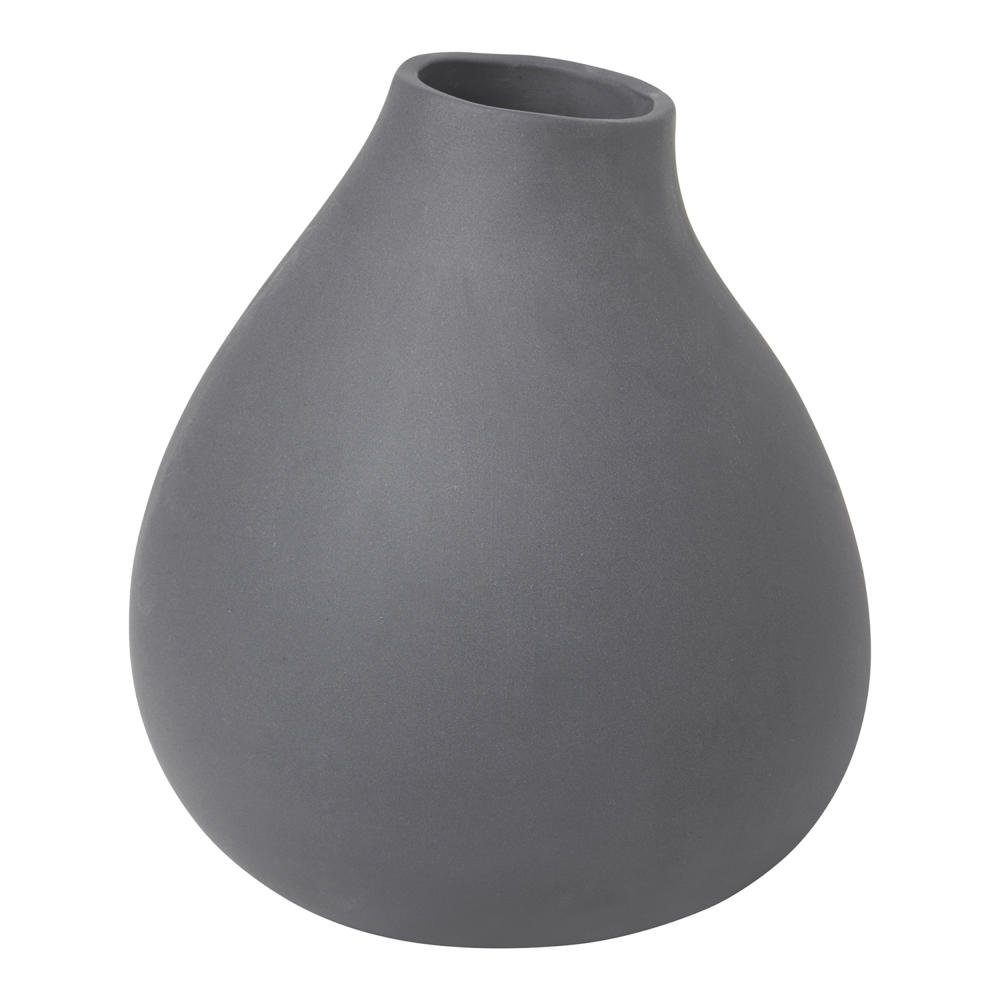 blomus Dekovase NONA Vase, Dekovase, Blumenvase, Deko, Porzellan, Pewter, 17 cm, 65970 (kein set)
