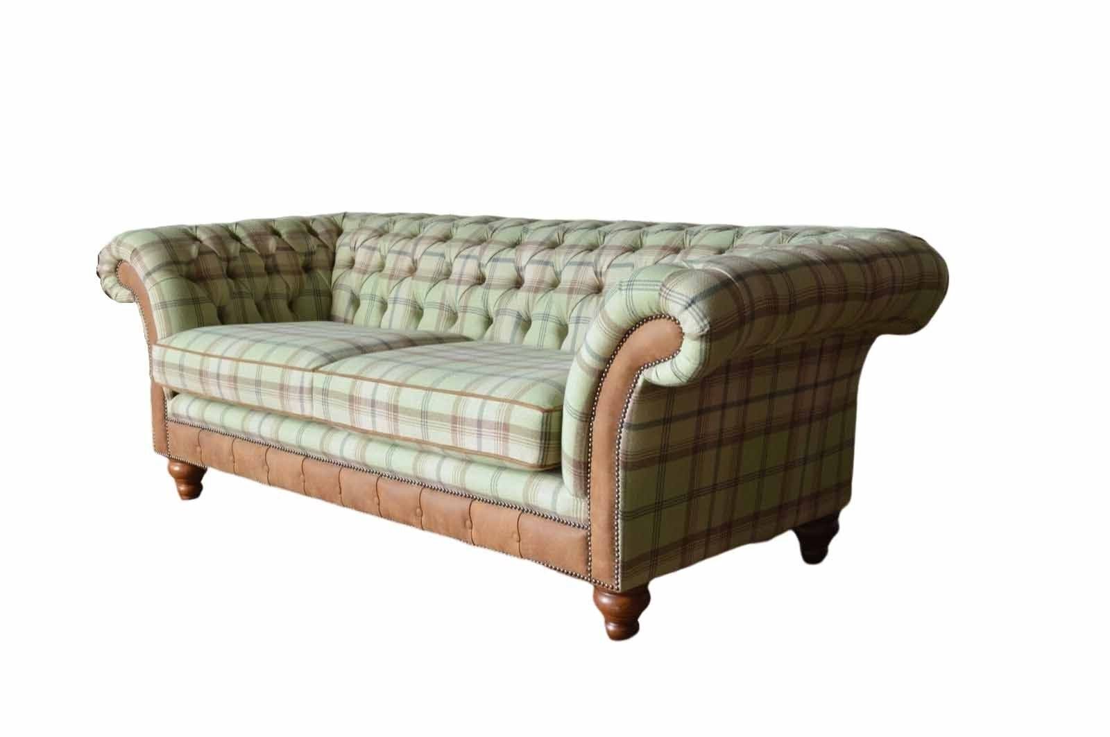 in Luxus Sitzer Sofa Made Sitz Design Couch Textil Neu, Chesterfield Polster JVmoebel Europe Sofa 3