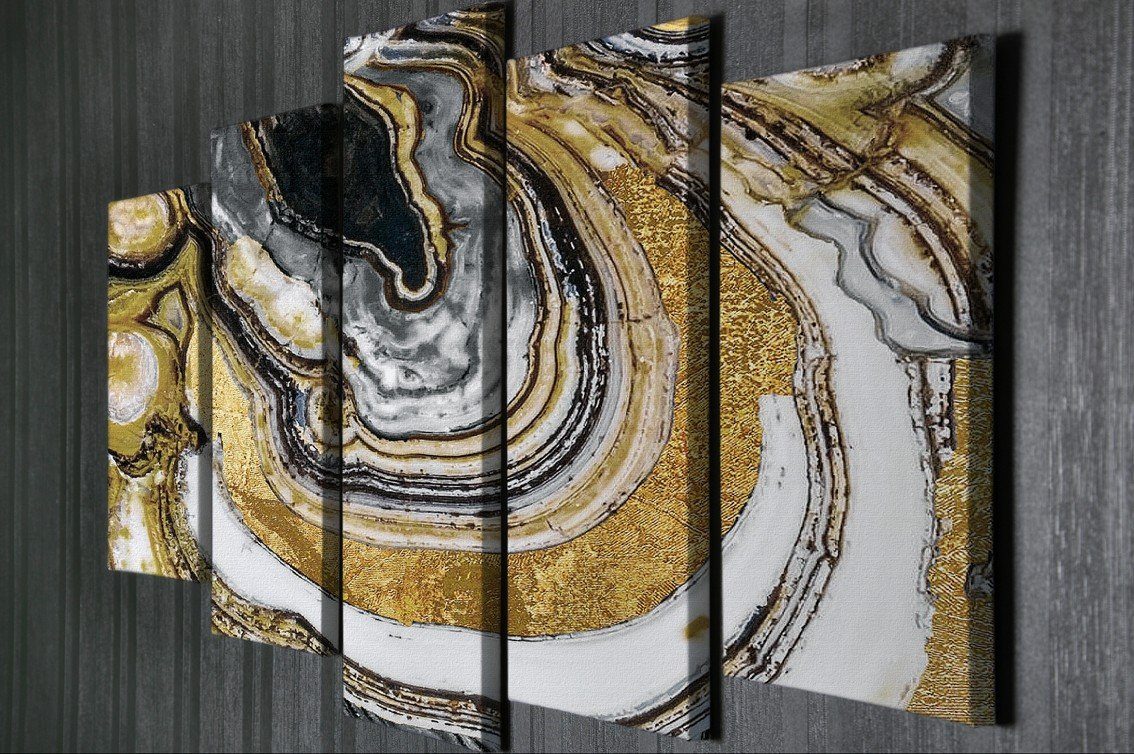 Wallity Leinwandbild MJS1478, Bunt, 105 x 70 cm, 100% Leinwand | Leinwandbilder