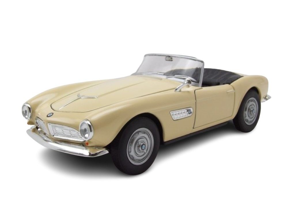 Welly Modellauto BMW 507 Cabrio creme, Maßstab 1:24