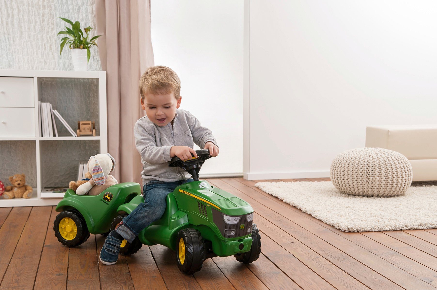 rolly toys® Rutscherauto rollyMinitrac John Deere 6150R, für Kinder von 1,5-4 Jahre