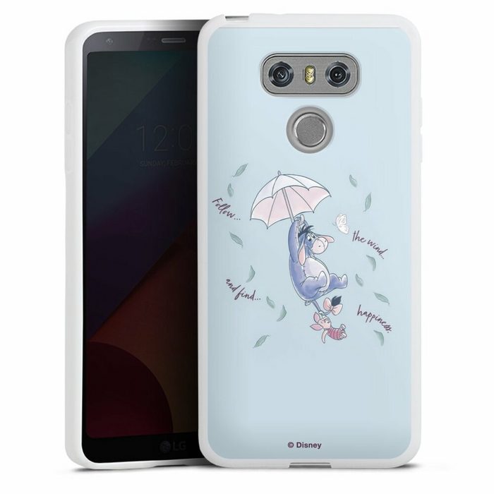 DeinDesign Handyhülle Disney Winnie Puuh I-Aah Offizielles Lizenzprodukt LG G6 Silikon Hülle Bumper Case Handy Schutzhülle Smartphone Cover