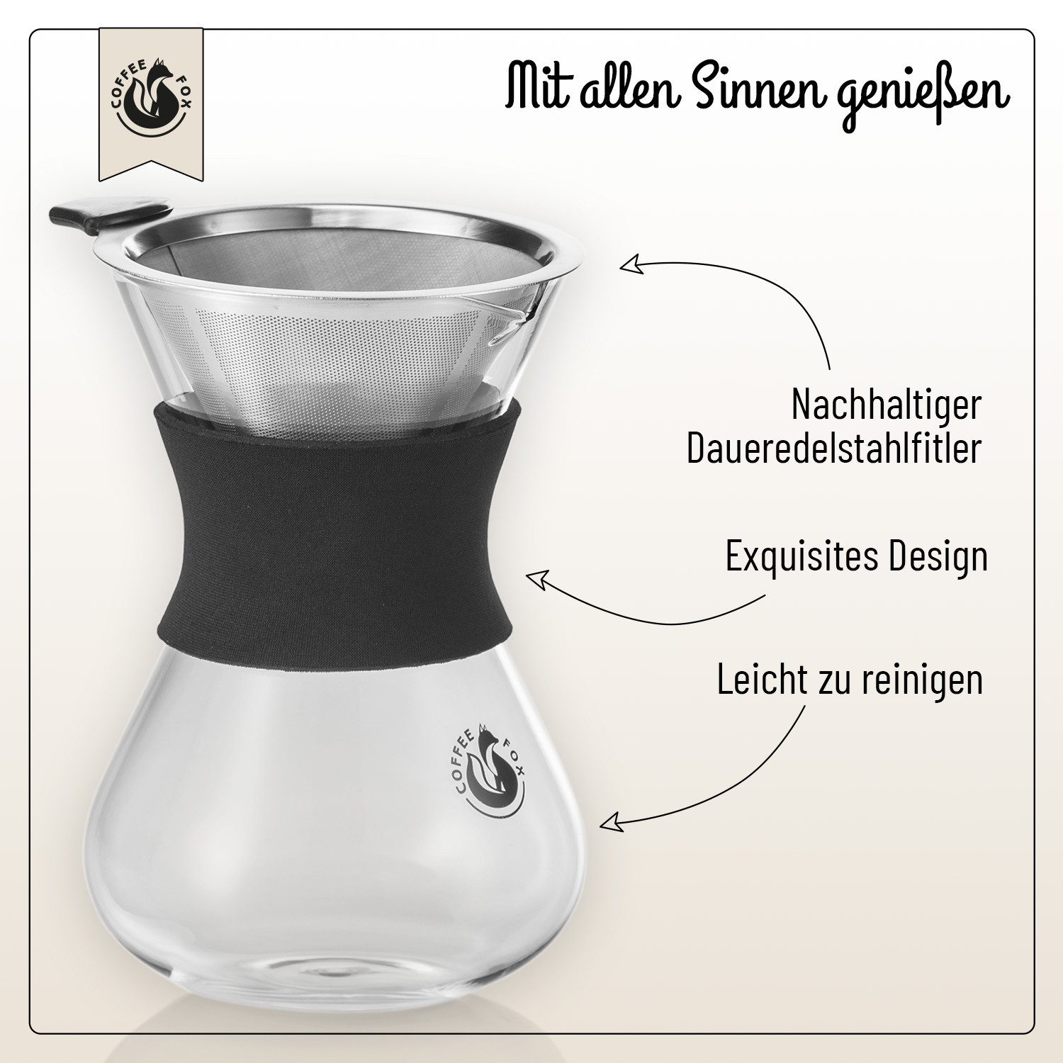 Coffee Fox Kaffeebereiter, Pour Over