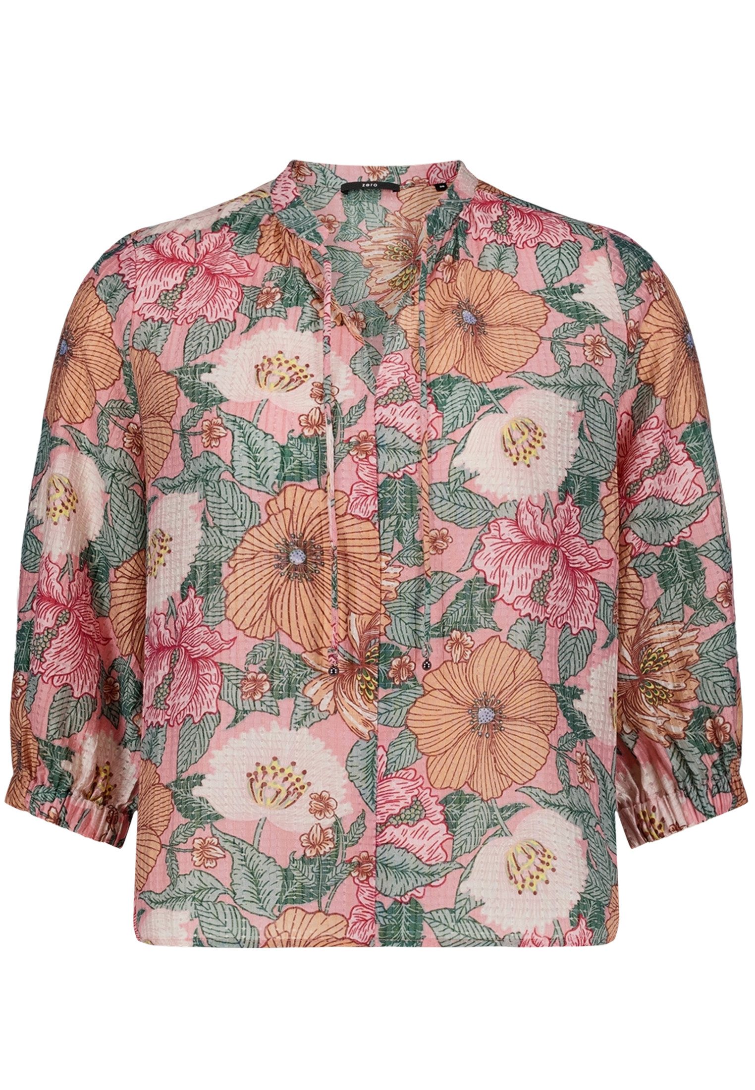 Zero Schlupfbluse Damen mit Blumenprint günstig online kaufen