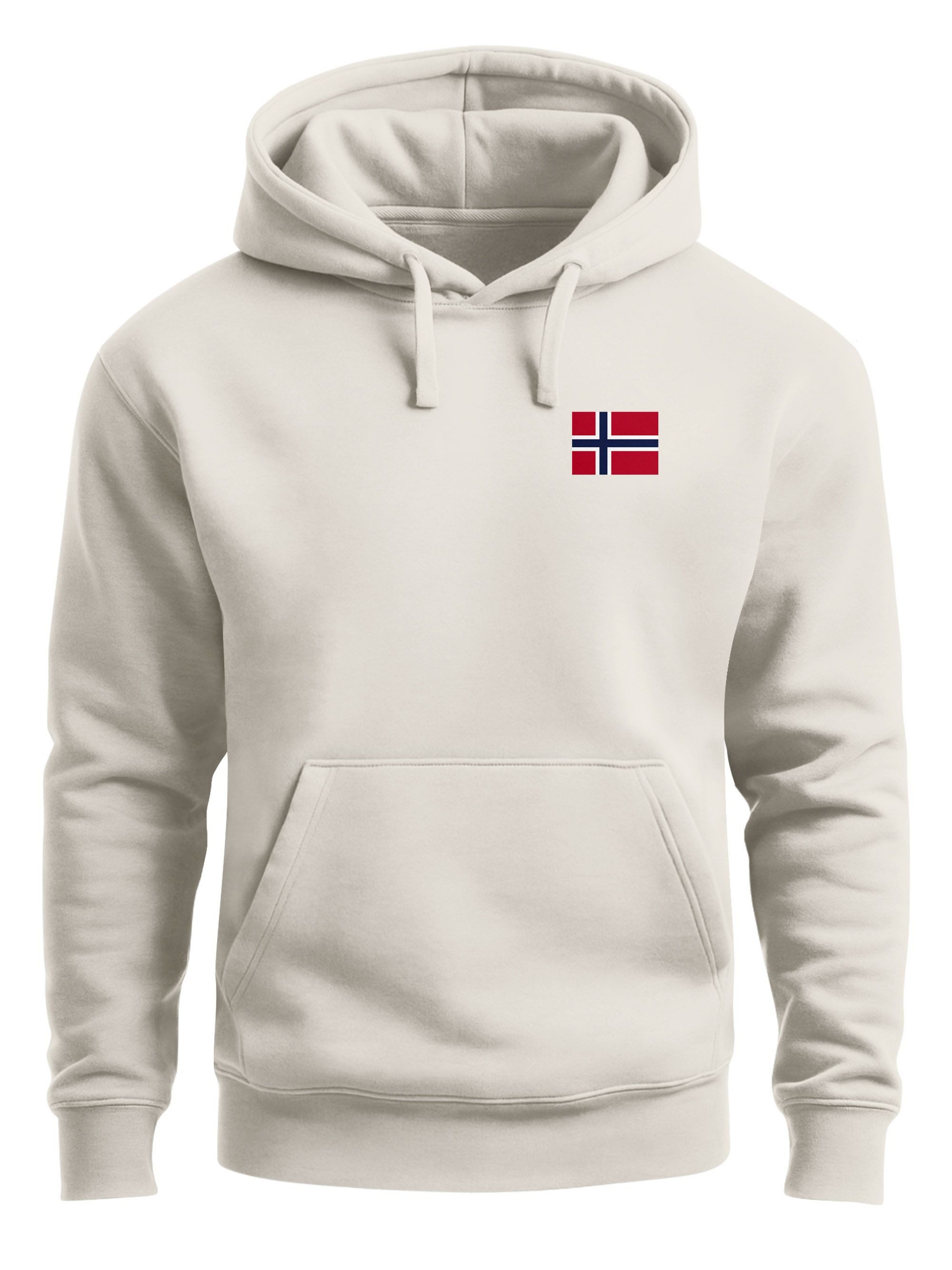 Neverless Hoodie Hoodie Herren Norway Flag Kapuzensweatshirt Norwegen Flagge