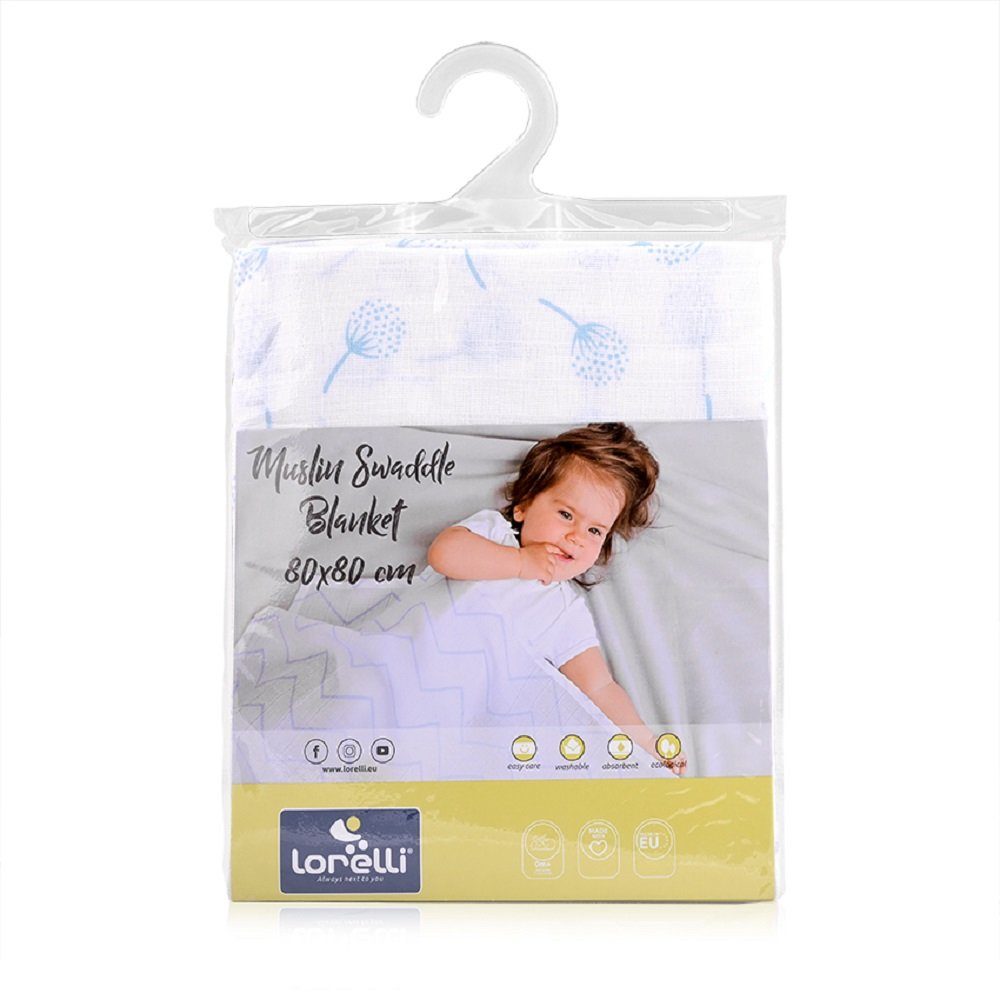 Babydecke Wickeldecke Musselin, Lorelli, Baumwolle, Größe günstig online kaufen