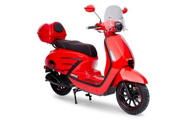 Burnout Motorroller 1453 GT125 Rot EFI Tageszulassung, 125 ccm, 80 km/h, Euro 4, inkl. Topcase + Windschild + USB -Anschluß