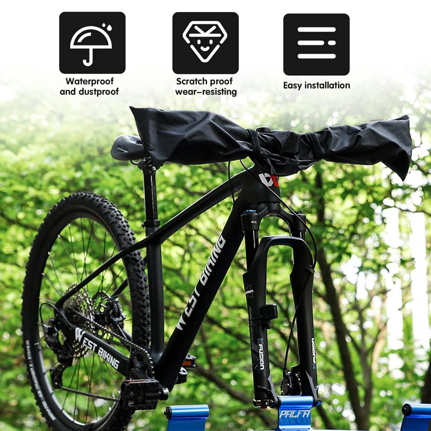 Wasserabweisender Lenkerabdeckung, Lenker-Schutzhülle FahrradSchutzhülle NUODWELL Fahrradhüllen