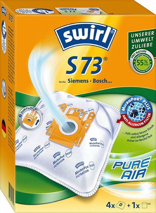 Swirl Staubsaugerbeutel Swirl® S 73, passend für Siemens, Bosch, 4er- Pack  online kaufen | OTTO