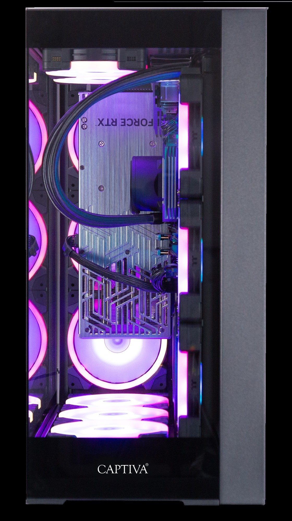 CAPTIVA Highend Gaming R90-302 PC (AMD Ryzen 9 9950X3D, GeForce® RTX™ 5080, 64 GB RAM, 2000 GB SSD, Wasserkühlung, WLAN, Windows 11 Home)