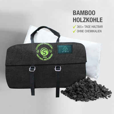 Stimio Anti-Geruchs-Säckchen Raumduftverbesserer, Luftreinigungsbeutel für das Auto (1-St), Geruchsneutralisierer aus Bambus- Aktivkohle