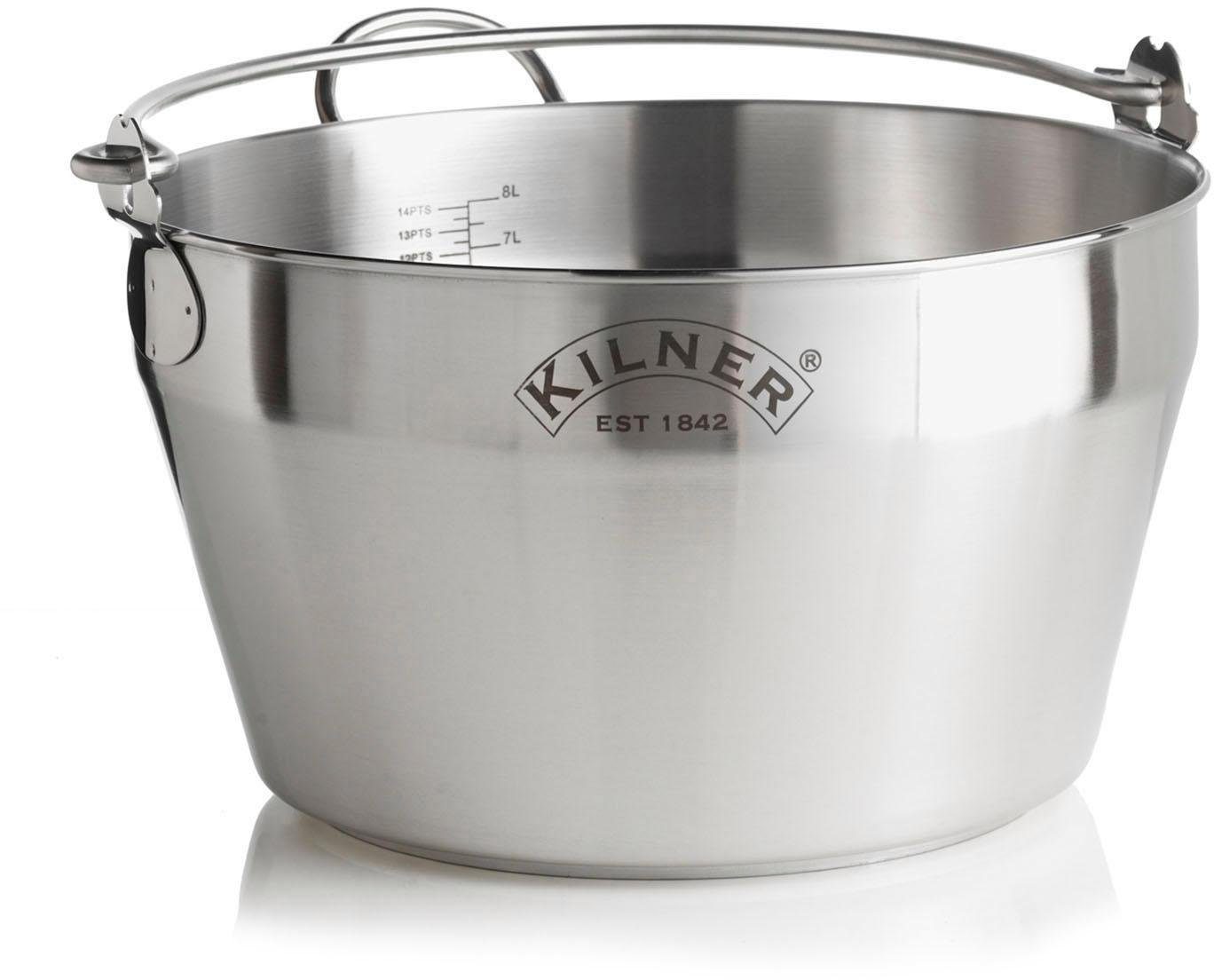 KILNER Einkochtopf, Edelstahl (1-tlg), 8 Liter, Induktion | Einkochtöpfe