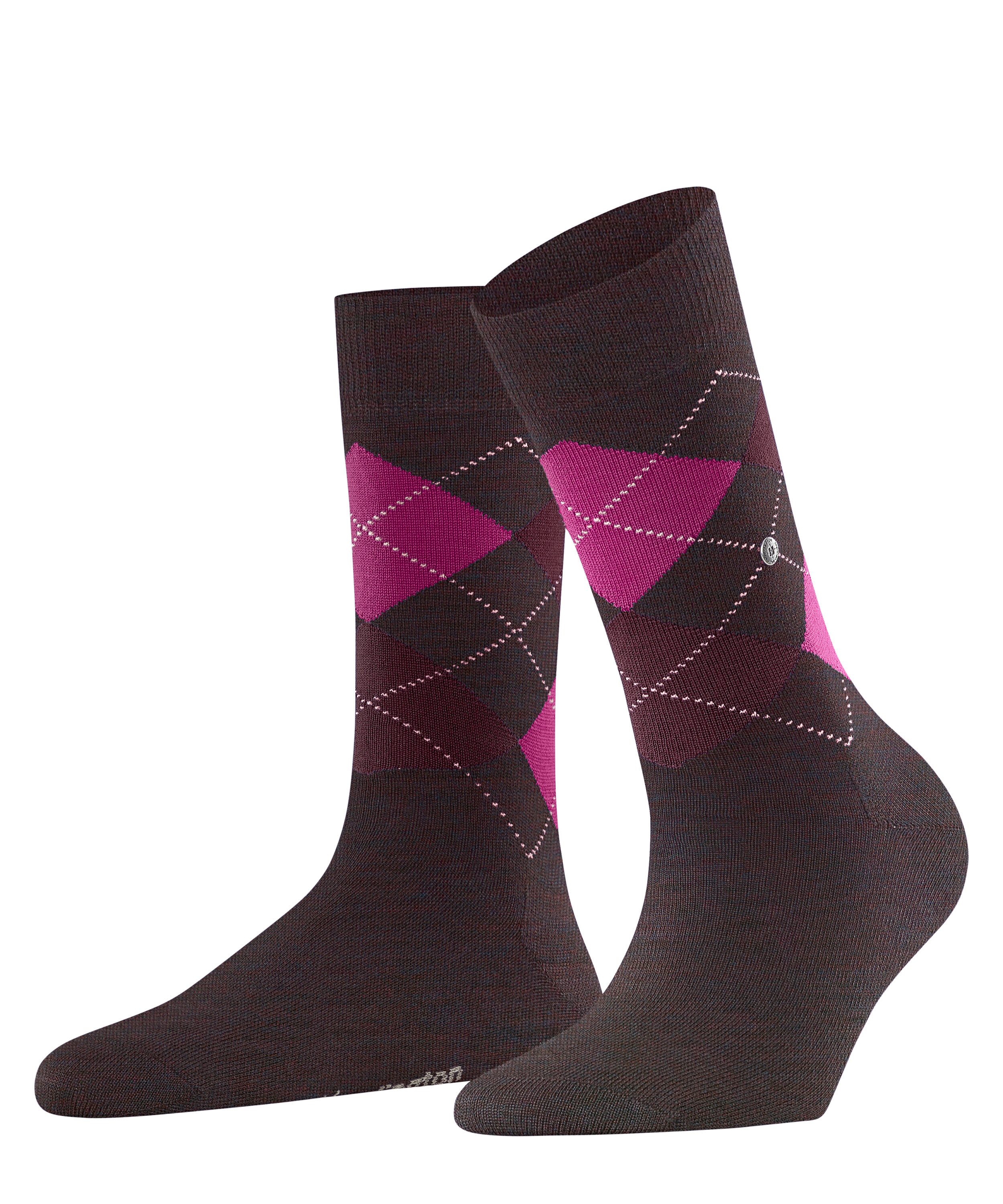 Burlington Socken Burlington Melange Marylebone Damen (1-Paar) mit wärmender Schurwolle