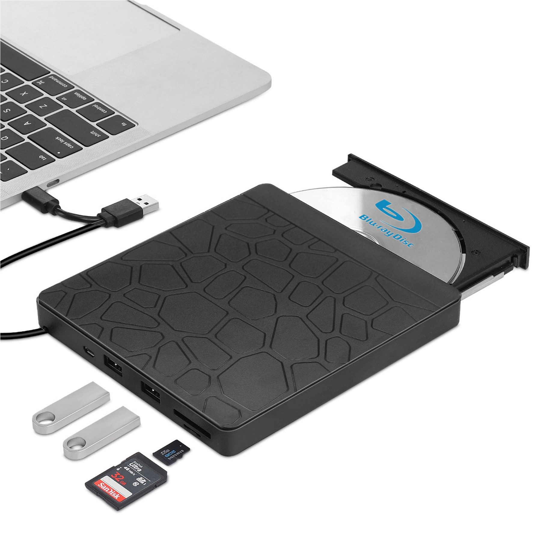 External DVD Drive,Externes CD DVD Laufwerk DVD-Brenner