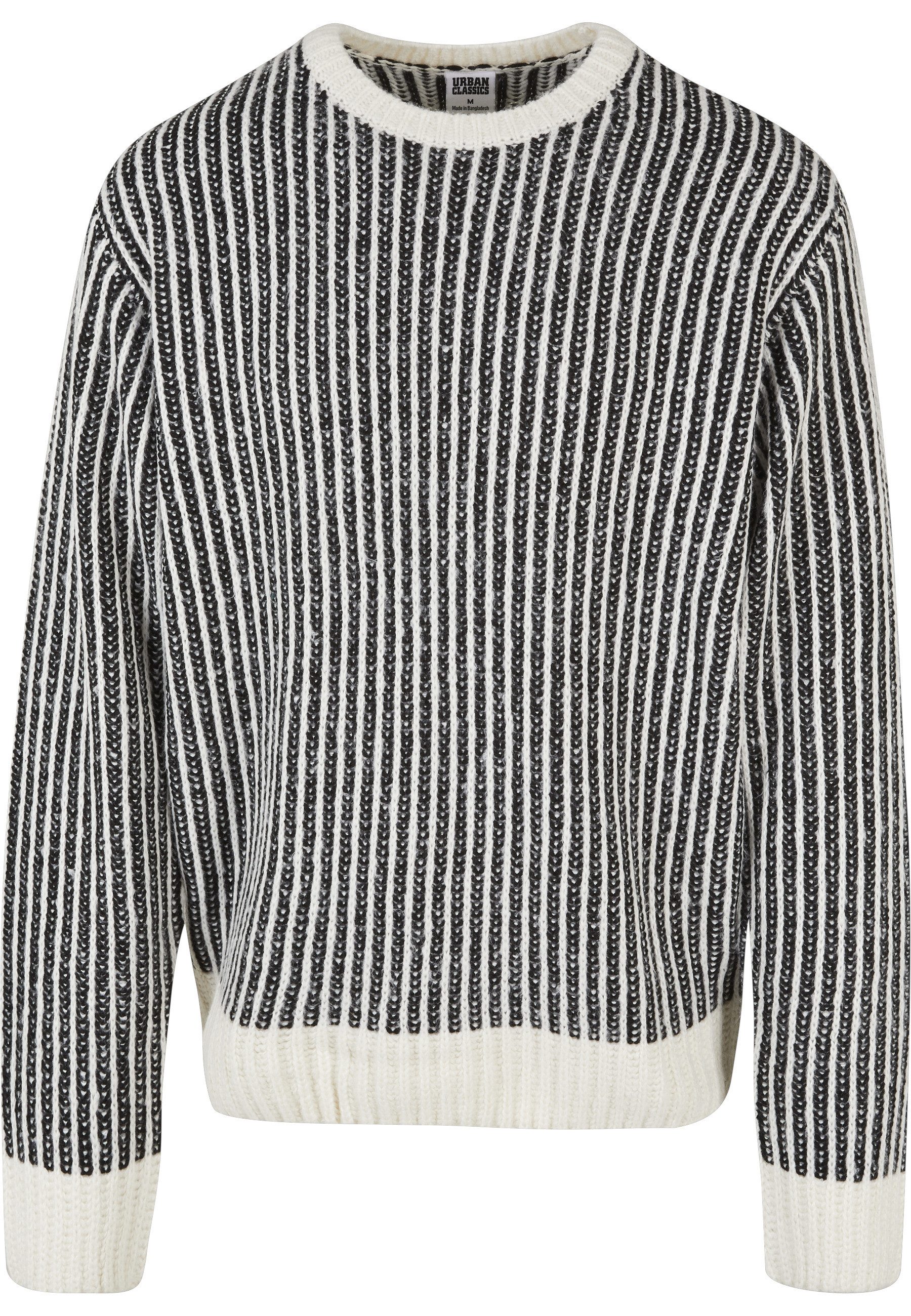 Rundhalspullover Urban Classics Herren Oversized Two Tone Sweater