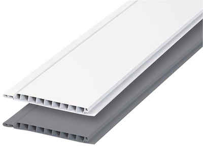 Baukulit VOX Deckenpaneel »Basic Line Musterset B10«, BxL: 10x20 cm, (Set, 2-tlg) 1 weißes und 1 graues Musterpaneel