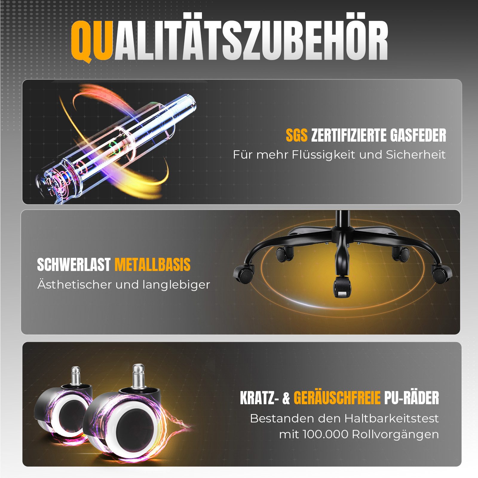 GTPLAYER Gaming-Stuhl Stoff, Racing Gamer Stuhl, Ergonomischer Gaming Sessel Gaming Chair, Schreibtischstuhl, Federsitzkissen mit Fußstütze