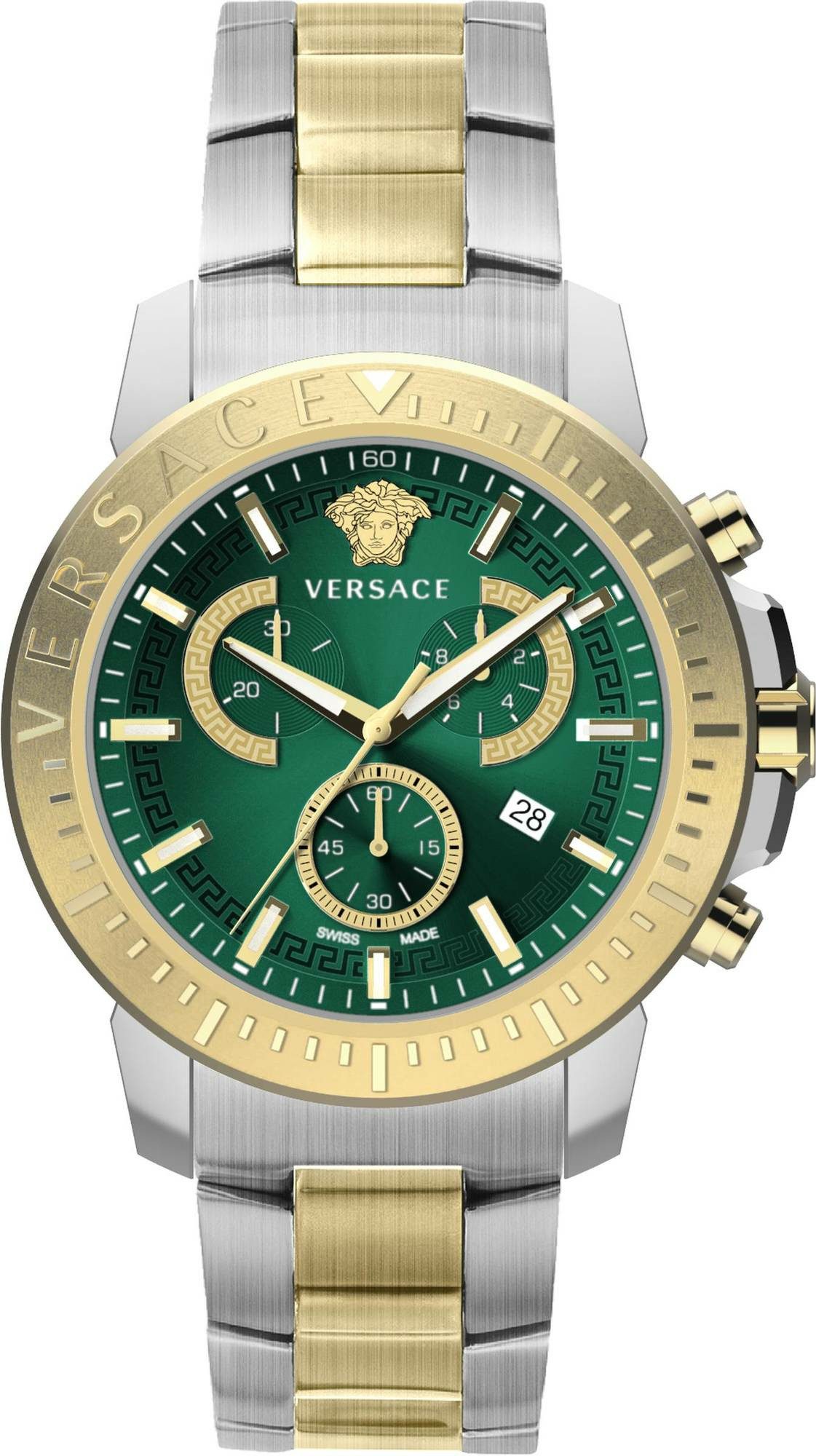 Versace Chronograph Chronograph für Herren, (1-tlg., Armbanduhr)