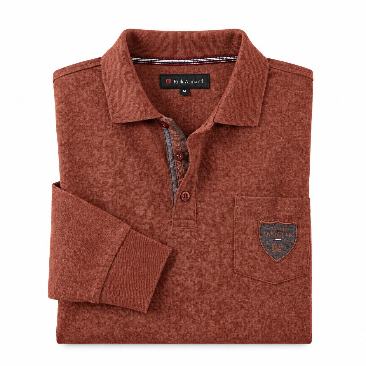 Rick Armand Langarm-Poloshirt