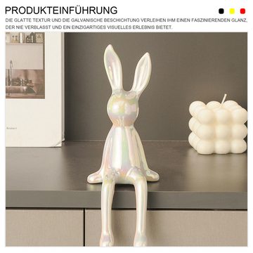 MAGICSHE Dekoobjekt Abstrakte Kaninchen Statue Sammlung Hochwertige Ornamente