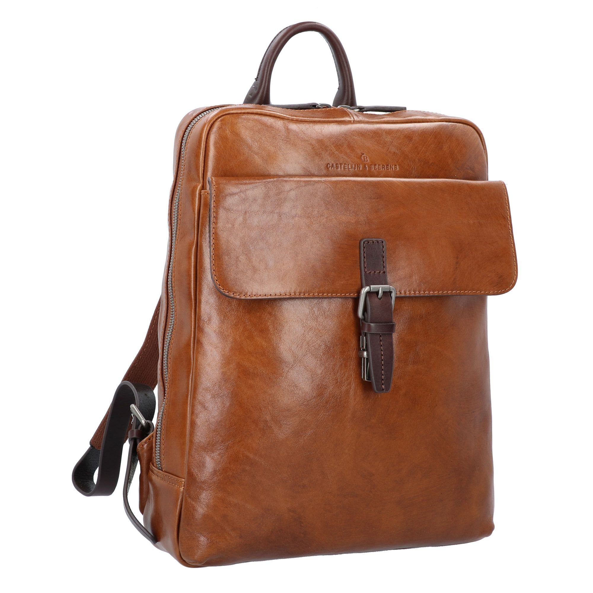 Beerens Castelijn braun Laptoprucksack Leder & Rien,