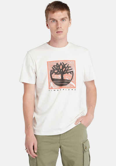 Timberland T-Shirt Short Sleeve Front Graphic Tee in großen Größen