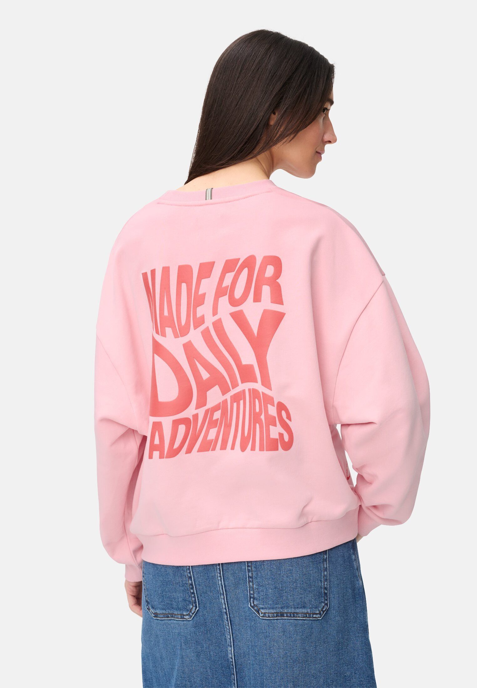 camel active Sweatshirt mit Backprint Langarm