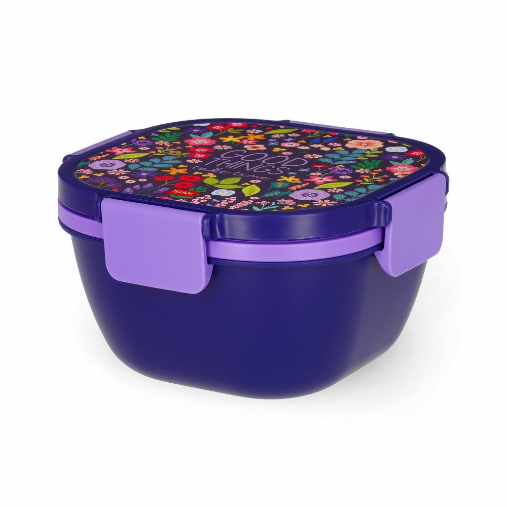 Legami Lunchbox Flowers, 1.7 L, Kunststoff