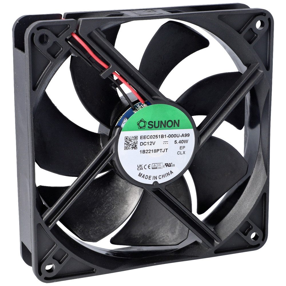 Gehäuselüfter Sunon EEC0252B2-000U-A99 Axiallüfter 24 V/DC 157.97 m³/h (L x B x H) 2