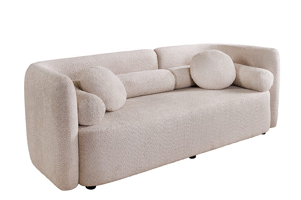 riess-ambiente 3-Sitzer ART DECO 200cm beige günstig online kaufen