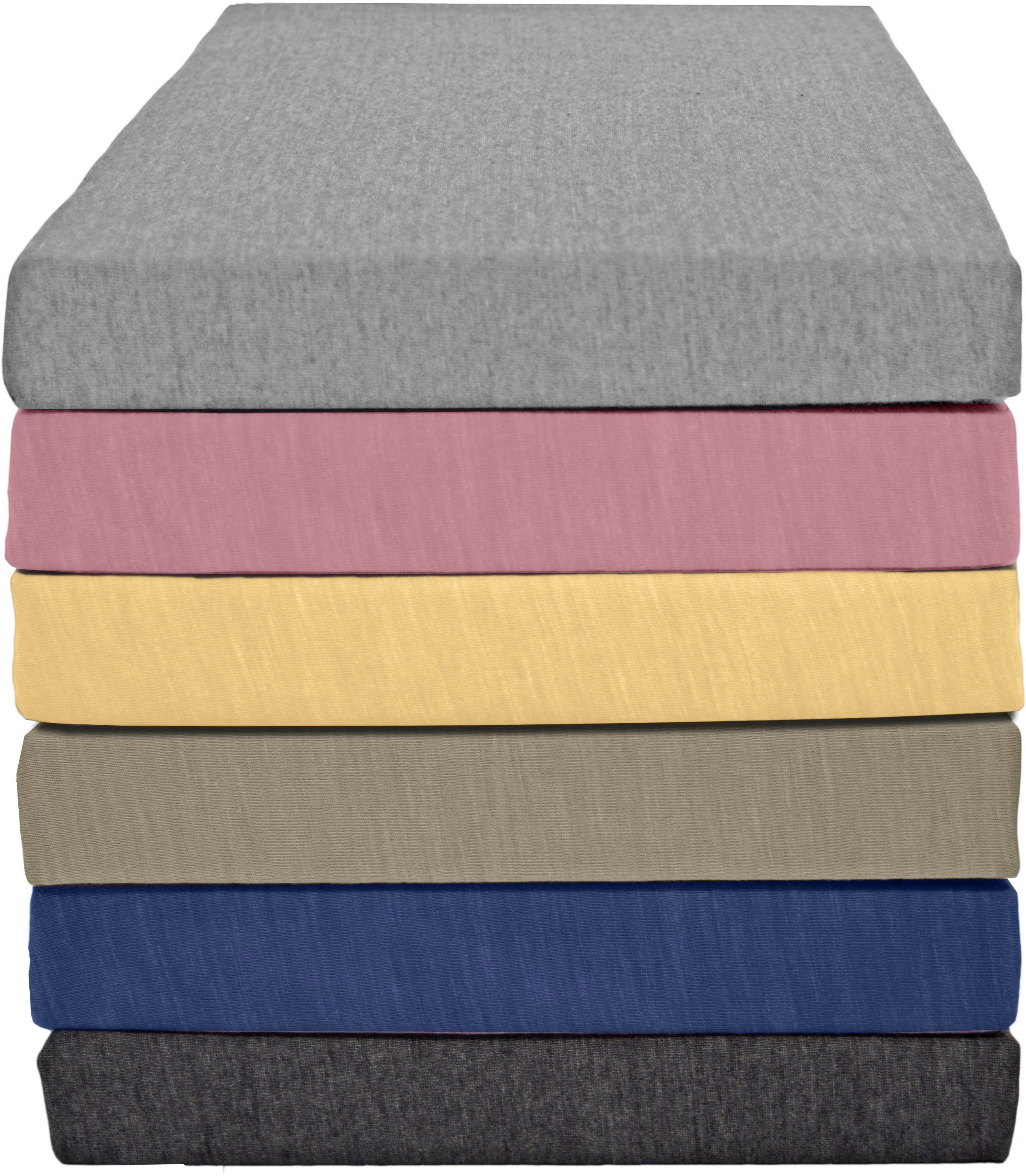 KUM Spannbettlaken Polycotton Spannbetttuch, Polycotton, Gummizug: günstig online kaufen