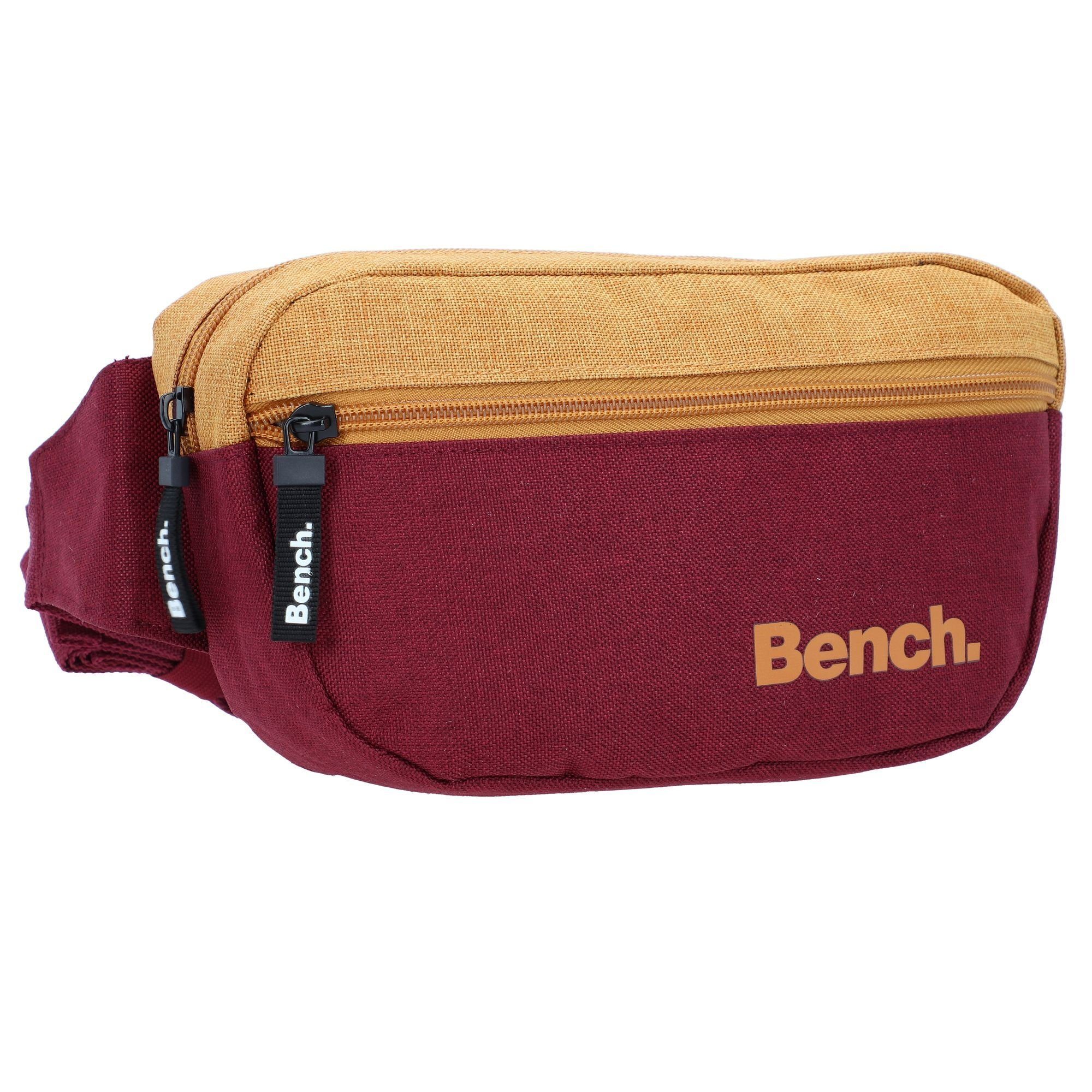 Bench. Gürteltasche classic, Polyester ocker-brombeer