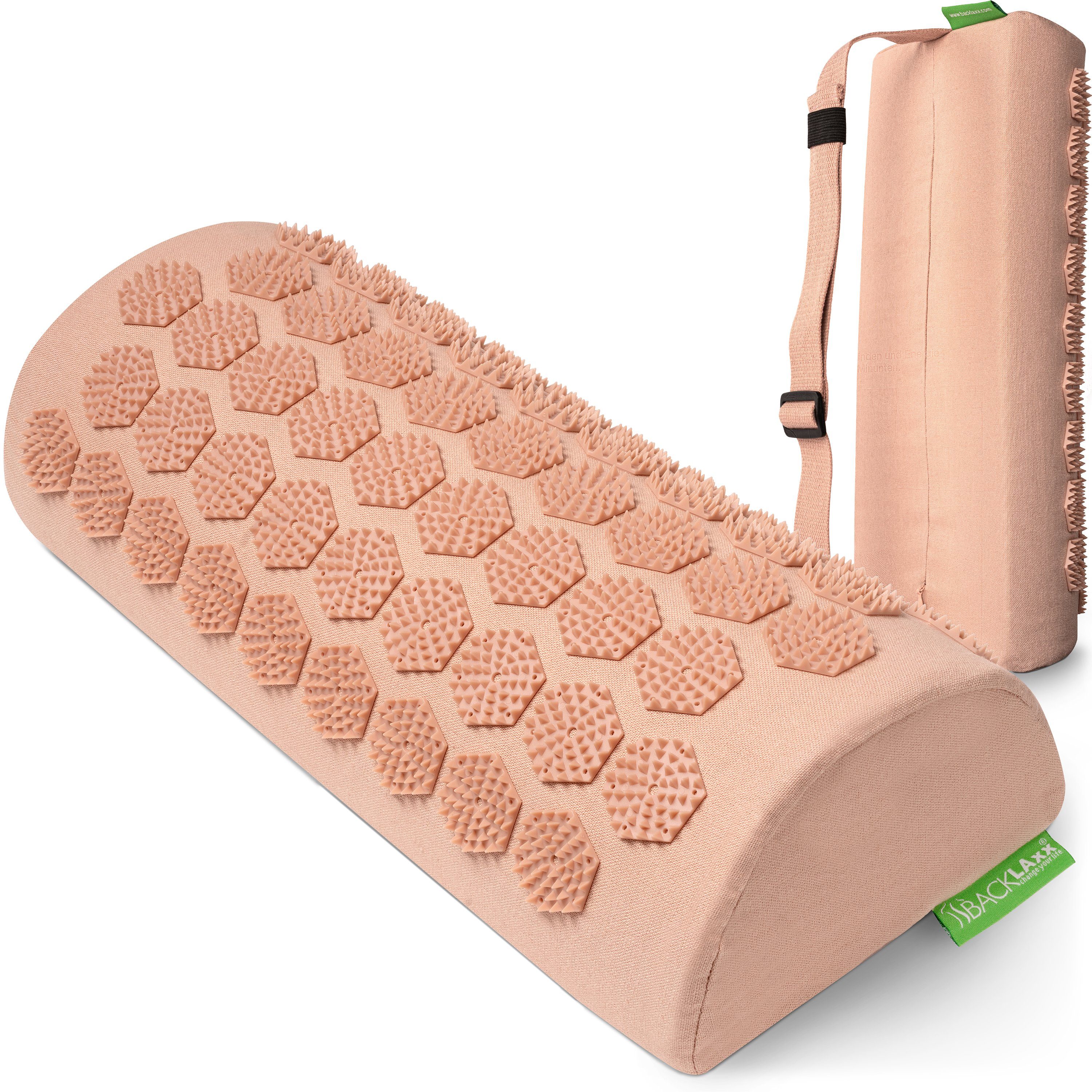 BACKLAxx® Nackenrolle Akupressur, Akupressur Подушки Nacken, Akupressur Подушки 40 x 18 x 11 cm, Insgesamt 2.592 Spitzen