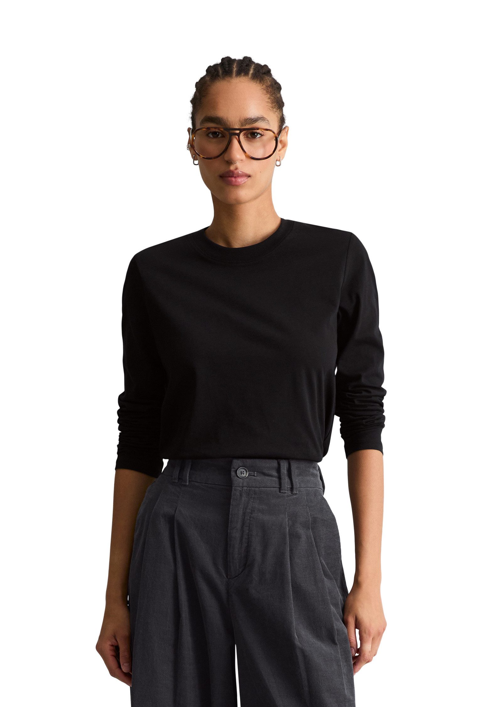 Marc O'Polo DENIM Langarmshirt aus Organic Cotton