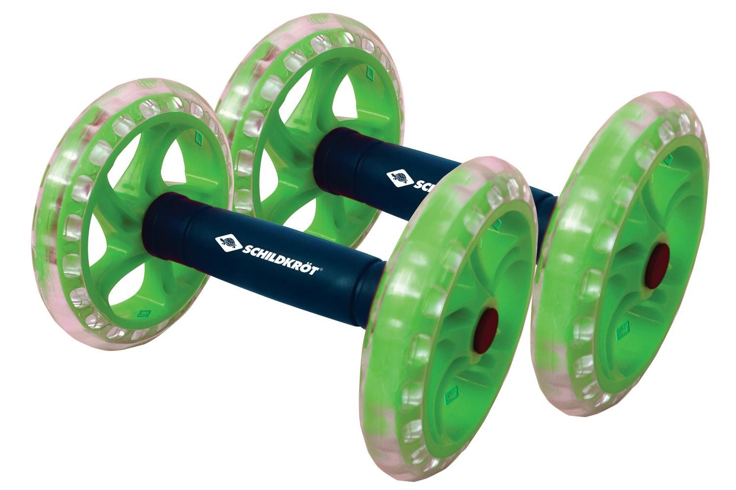 Schildkröt AB-Roller Dual-Core-Wheels, Bauchtrainer Rückentrainer Bauch Rolle Rumpftrainer Heimtraininggerät