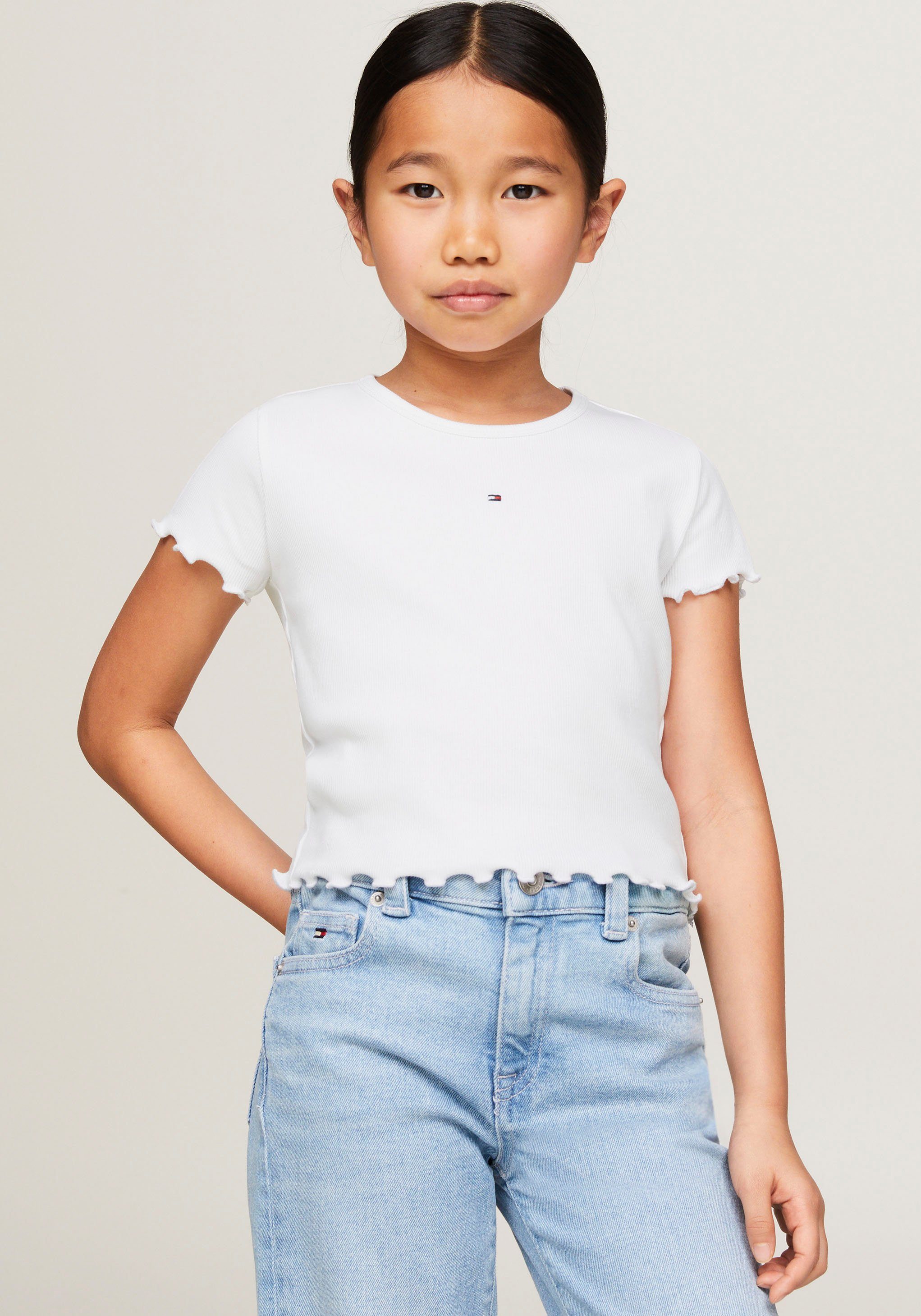 Tommy Hilfiger T-Shirt ESSENTIAL RIB TOP günstig online kaufen