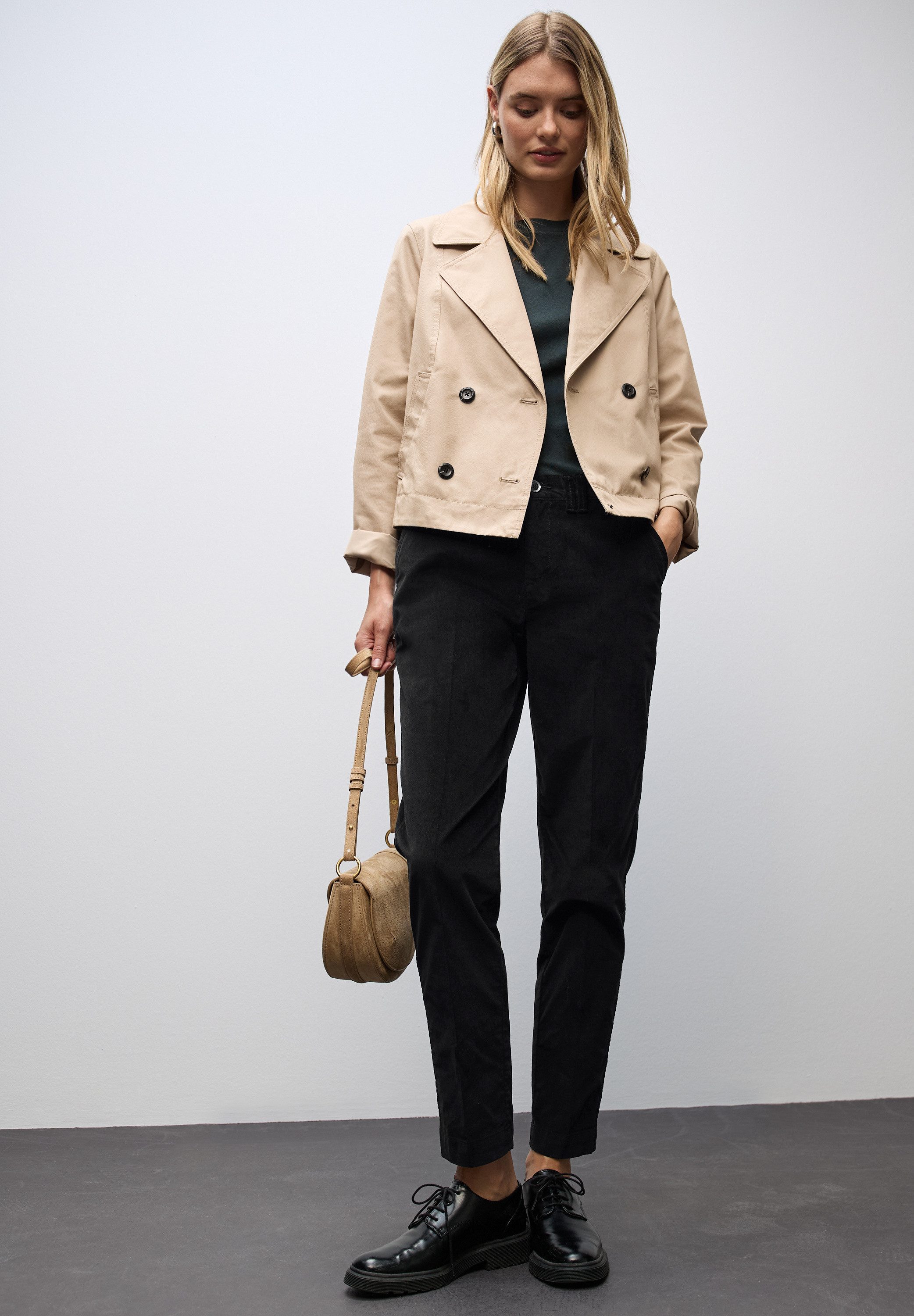 STREET ONE Chinohose mit Elastikbund