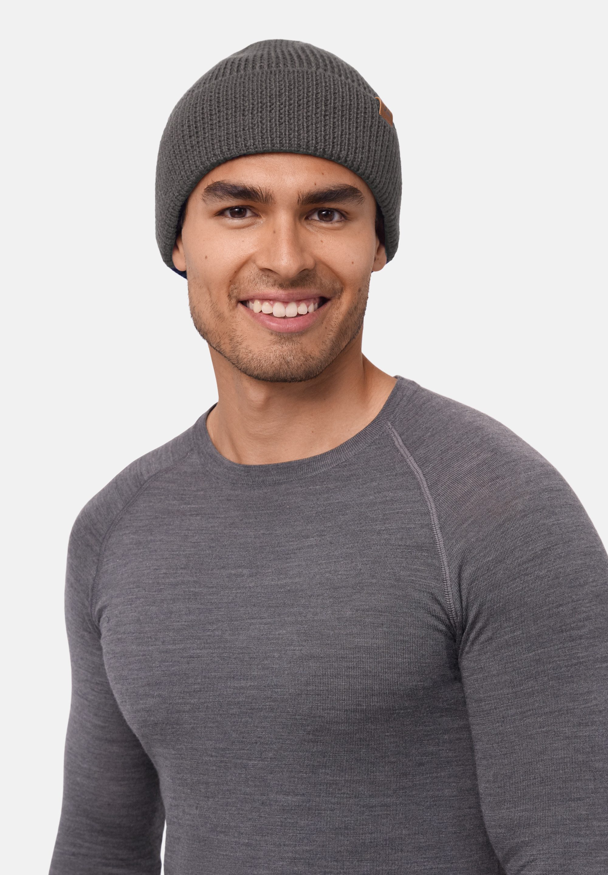 DANISH ENDURANCE Beanie Merino Fleece Für Damen & Herren, wärmende Wintermütze, weich & juckfrei