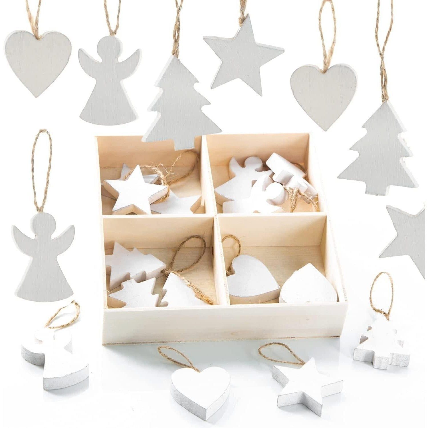 Logbuch-Verlag Dekofigur Weihnachtsanhänger aus Holz, 24 günstig online kaufen